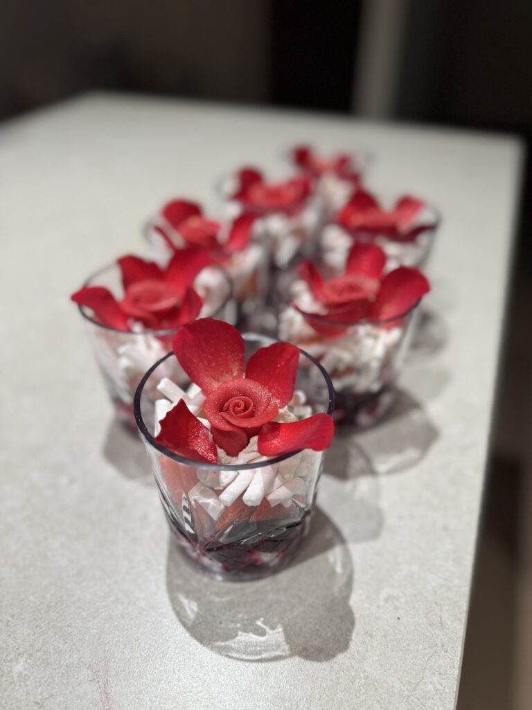 Dessert bij 4-gangen diner aan huis in De Bilt